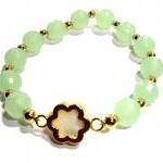 10mm Sea Foam Green Quartz..